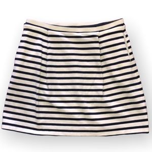 Tommy Hilfiger • Navy & White Stripe Mini Skirt - XS
